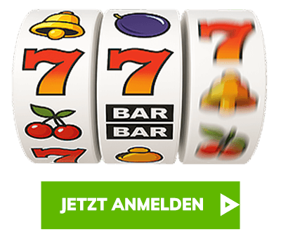 Spielautomaten mit drehenden Walzen und Symbolen